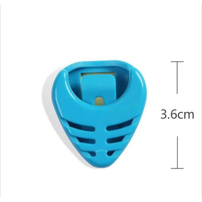 Porte médiators distributeurs adhésif - couleur bleu