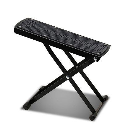 Repose Pied guitare - 6 niveaux de réglages - modèle noir