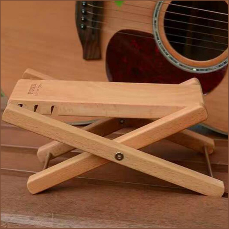 Magnifique Repose Pied guitare en bois véritable !