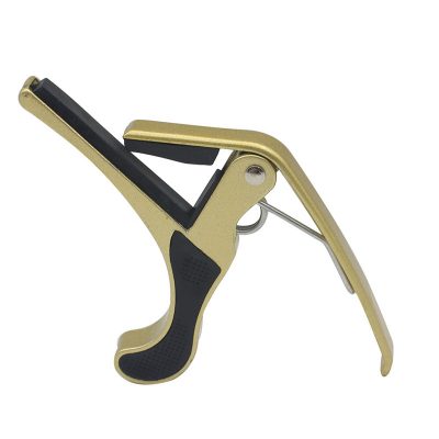 capodastre pour guitare en alliage de zinc - couleur or
