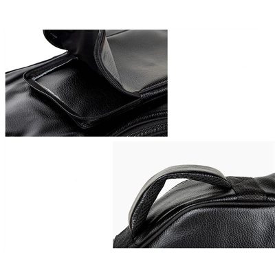 détails housse de guitare en cuir de haute qualité - étanche et protectrique
