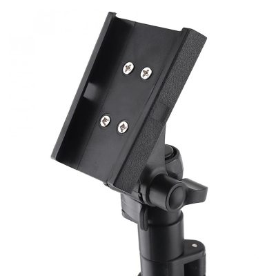détails tête Pupitre guitare trépied pliable et réglable avec sac de transport hauteur max 150 cm