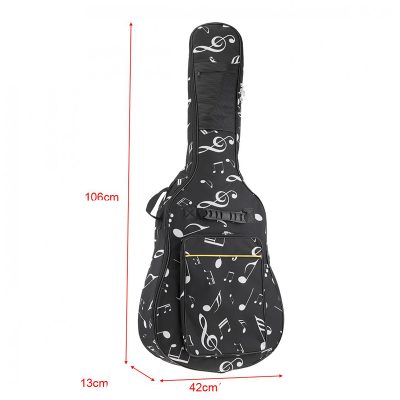 dimensions Housse guitare Design notes de musique