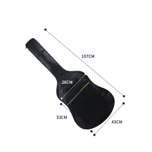 dimensions Housse guitare étanche avec bretelles de transport en nylon Oxford Rip-stop