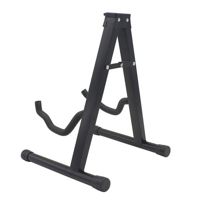 vue arrière porte guitare trépied pilant pour guitare - 4 couleurs au choix