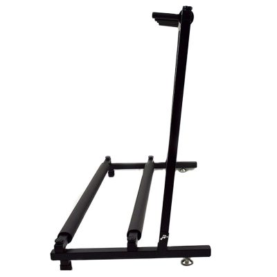 vue côté du stand guitare Présentoir universel multiple - pour guitatres et basses