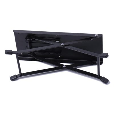 vue dessous du Repose Pied guitare pliable et portable
