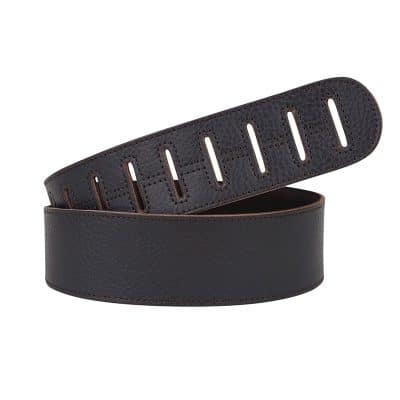 Sangle en cuir de vachette - couleur marron