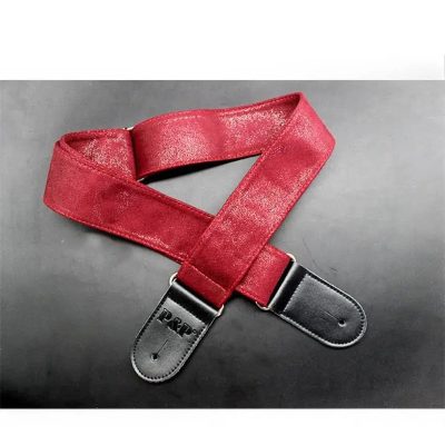 Sangle mince en cuir lavé - couleur rouge