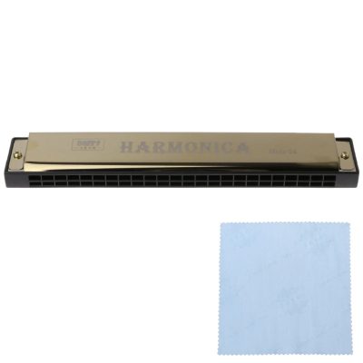 Harmonica 24 trous 4 couleurs - couleur or