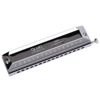 Harmonica chromatique 16 trous - modèle argent