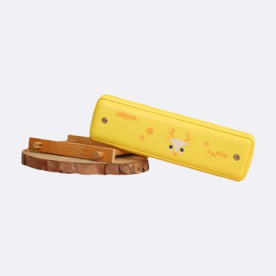 Harmonica diatonique designé pour enfants - couleur jaune