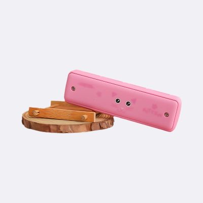Harmonica diatonique designé pour enfants - couleur rose