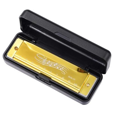 Harmonica diatonique standard 6 couleurs - couleur jaune
