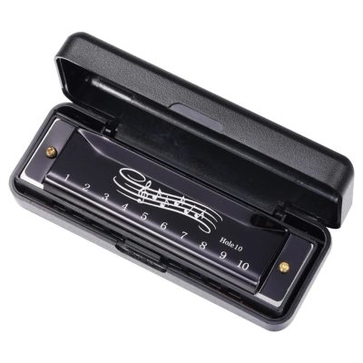 Harmonica diatonique standard 6 couleurs - couleur noir