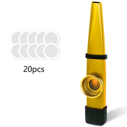 Kacazoo sen métal avec embouchure en silicone - jaune
