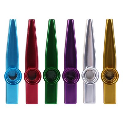 Kazoo en métal avec étui de rangement - 7 couleurs