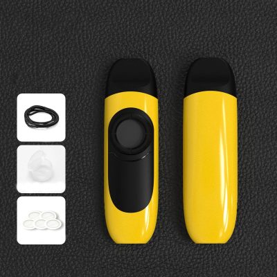 Kazoo en plastique dur 4 couleurs - couleur jaune