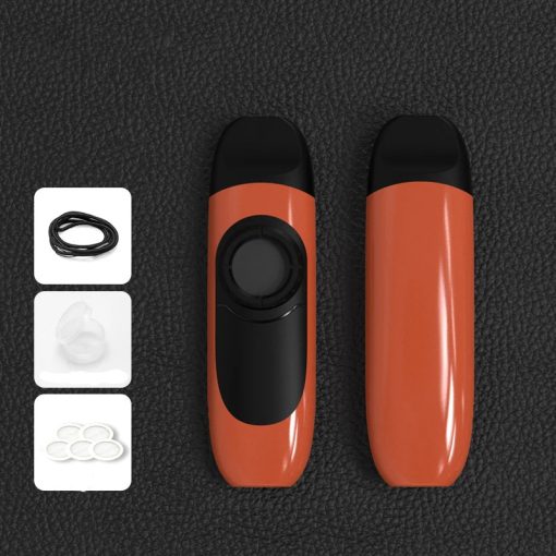 Kazoo en plastique dur 4 couleurs - couleur orange