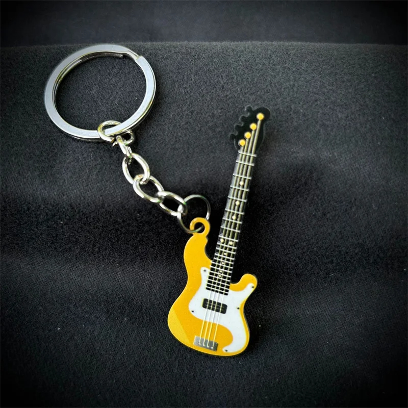 Porte-clés guitare électrique : 6 couleurs