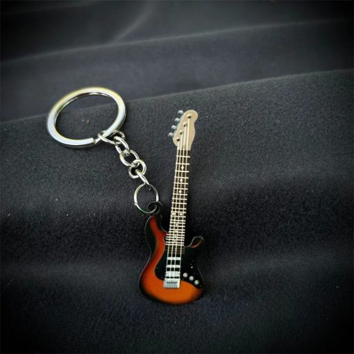 Porte-clés guitare électrique 6 couleurs - orange