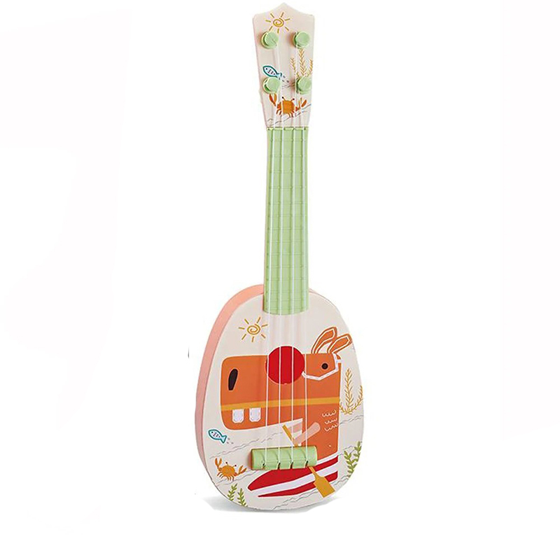Vue générale Guitare Enfant 'Hippo Malin du Verger' pour les tout-petits !