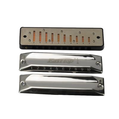 détails Harmonica diatonique en métal design blues 13 accordages