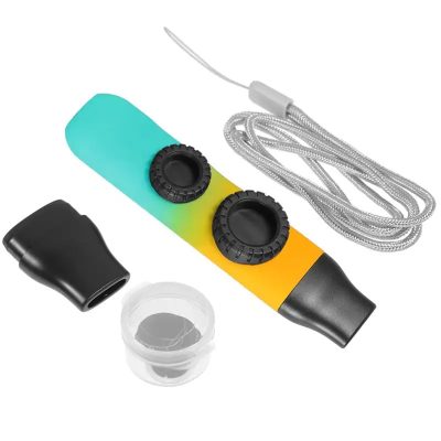 vue complète Kazoo arc-en-ciel à deux ouvertures pour enfant