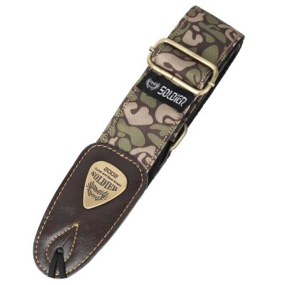 Sangle Guitare Camouflage Urbain couleur vert