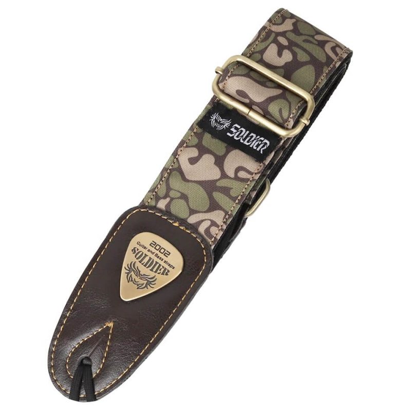 Sangle Guitare Camouflage Urbain couleur vert