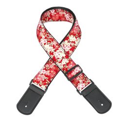 Sangle de guitare électrique imprimé Inspiration Japon Fleurs Sakura