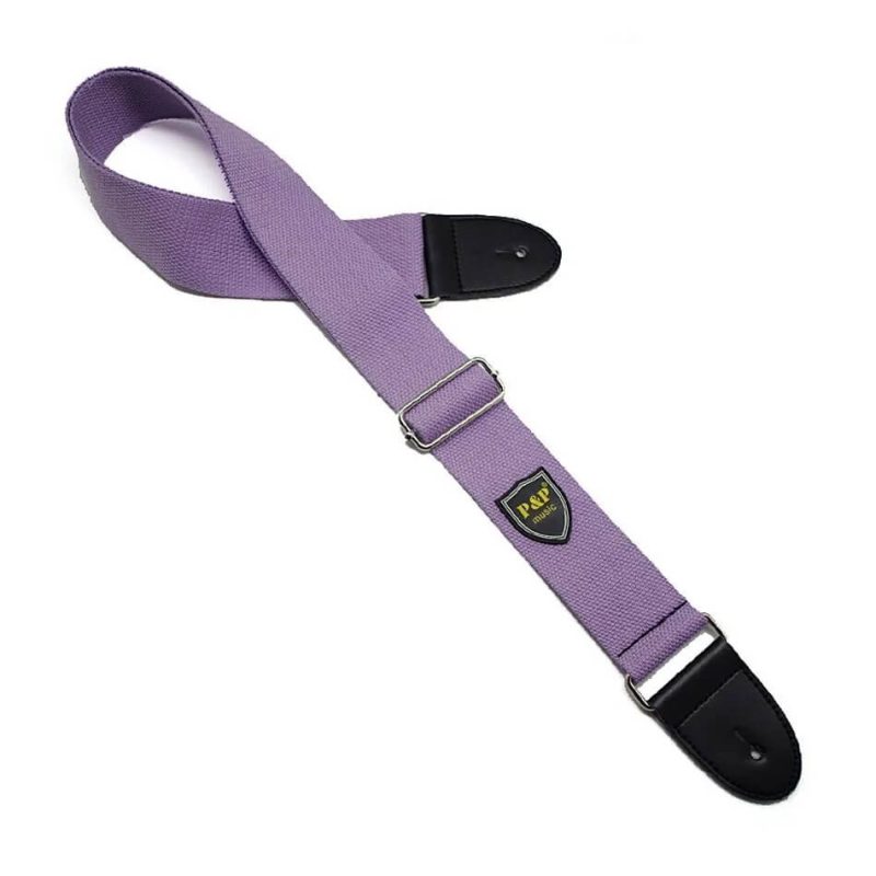 Sangle en Coton Tissé aux couleurs Fraîches Couleur Violet