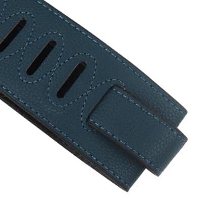 Détails réglages Sangle de guitare basse en cuir souple réglable
