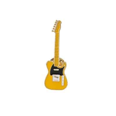 Pins Guitare électrique - couleur Jaune