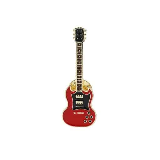 Pins Guitare électrique - couleur Rouge