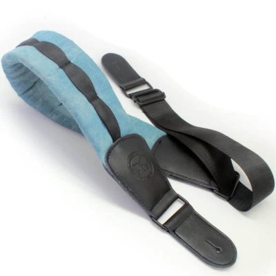 Sangle de Guitare Basse - Large et Super Confortable - bleu