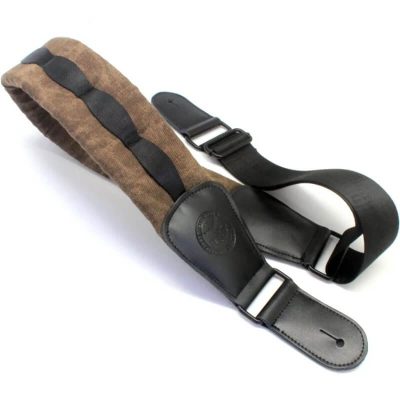 Sangle de Guitare Basse - Large et Super Confortable - marron