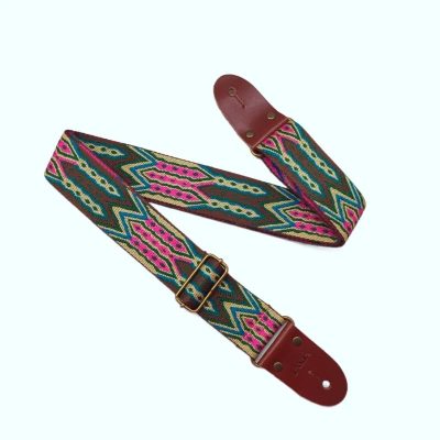 Sangle de guitare vintage fléches indiennes - modèle 1