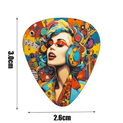 Dimensions Médiators de Guitare Édition Artistique - Pack de 12