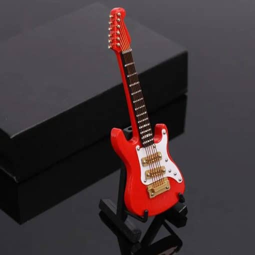 Guitare Miniature Guitare éléectrique - couleur rouge