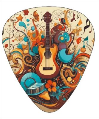 Médiators de Guitare Édition Artistique - Pack de 12 - design 10