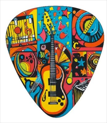 Médiators de Guitare Édition Artistique - Pack de 12 - design 12