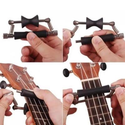 Utilisation Capodastre pour guitare acoustique Folk – en alliage d’aluminium et caoutchouc