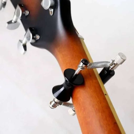 Utilisation du Capodastre pour guitare acoustique Folk en alliage d’aluminium et caoutchouc