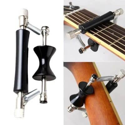 détails Capodastre pour guitare acoustique Folk en alliage d’aluminium et caoutchouc