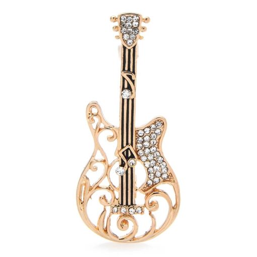 Broche Guitare Strass