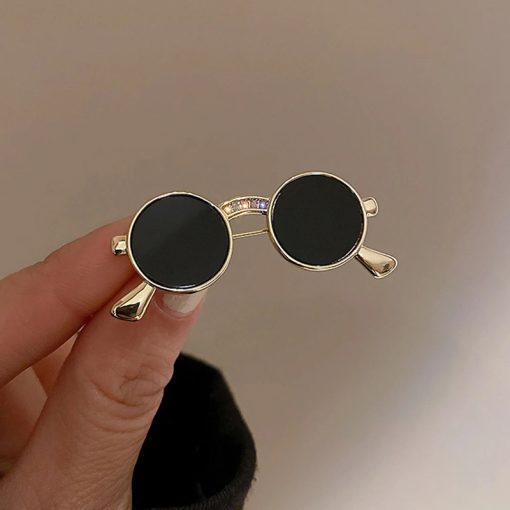 Détails de la Broche Lunettes de Soleil Style John Lennon