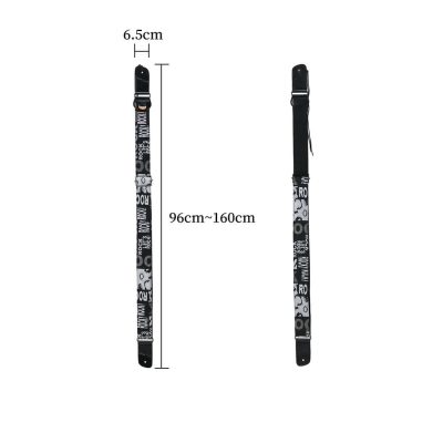 Les Dimensions de la Sangle de guitare électrique rock punk