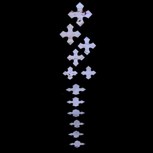 Marqueurs de Fretboard à motif Croix-