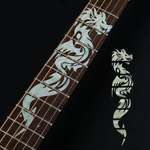 Marqueurs de Fretboard à motif Dragon